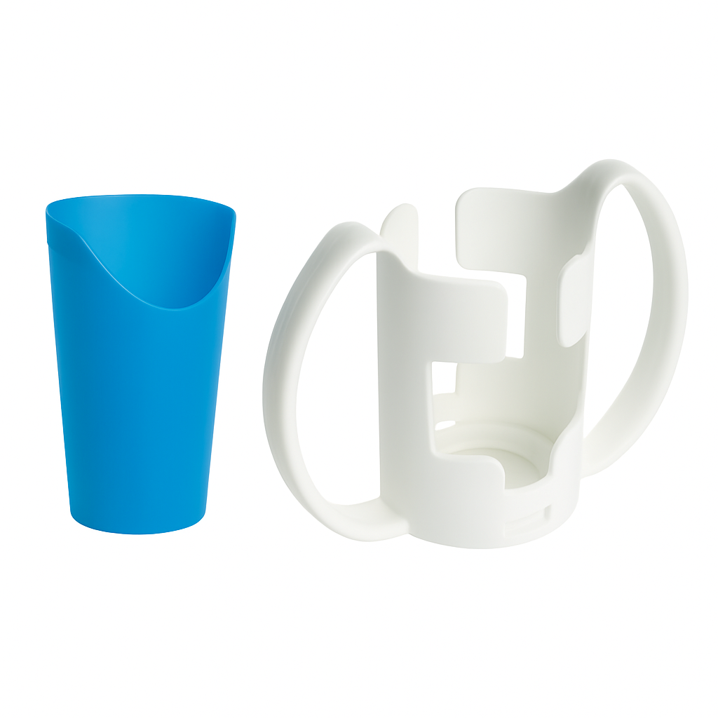 輔助食水杯(弧形缺口)