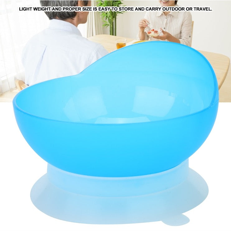 防滑助食碗(吸盤及護擋設計)