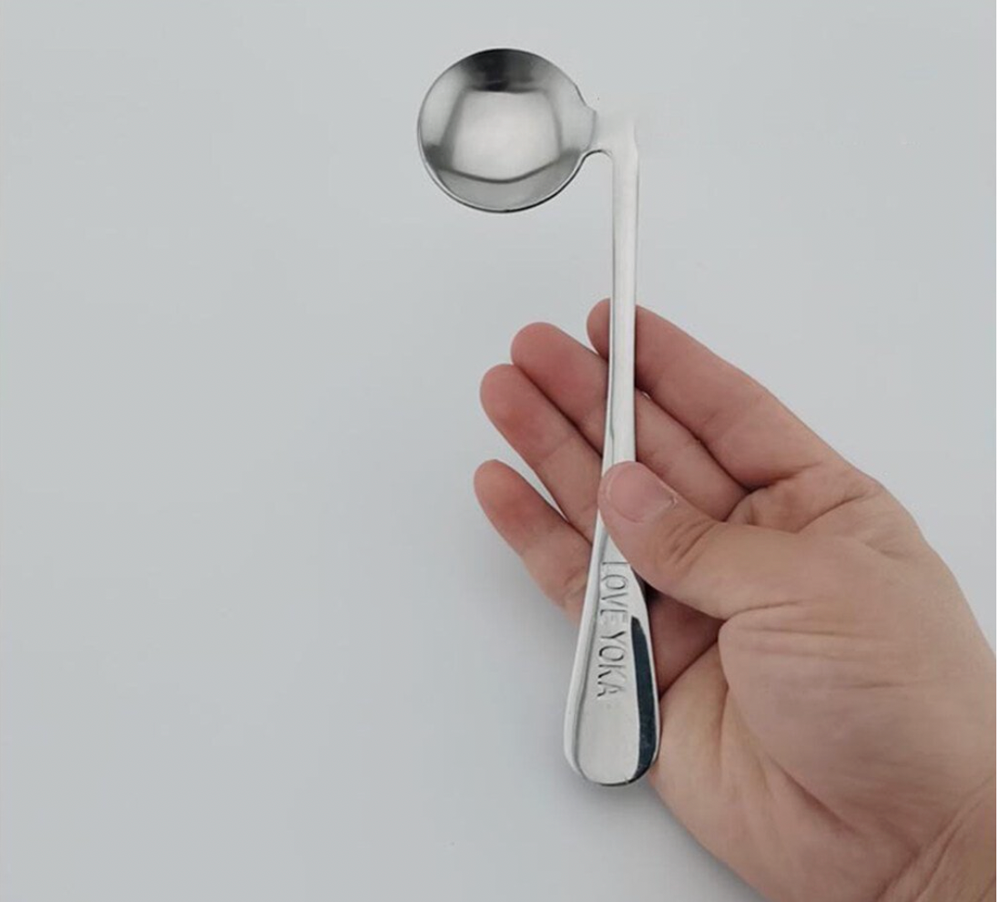 不鏽鋼助食匙羹（自助或餵食：右手＋左手）