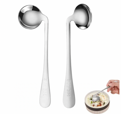 不鏽鋼助食匙羹（自助或餵食：右手＋左手）
