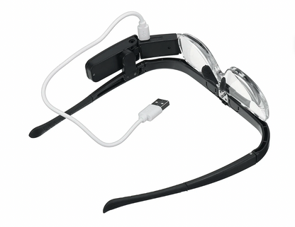 頭戴式有燈放大鏡（6 段放大倍數：1.5倍至4.5倍）