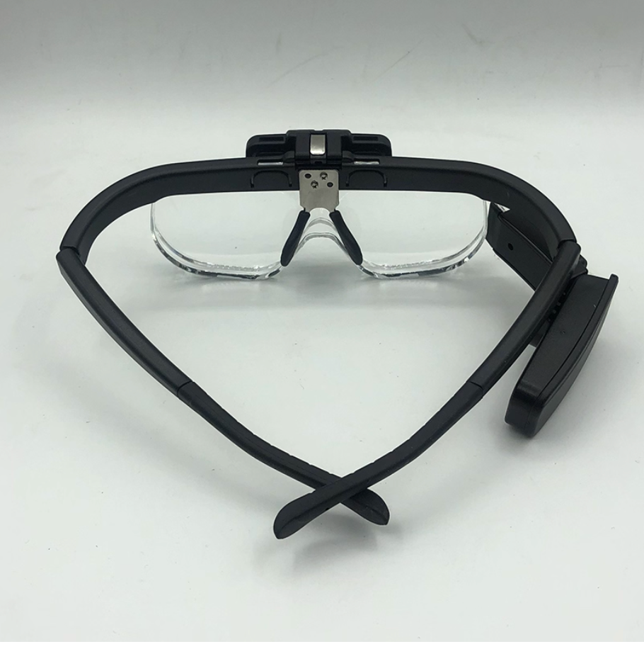 頭戴式有燈放大鏡（6 段放大倍數：1.5倍至4.5倍）