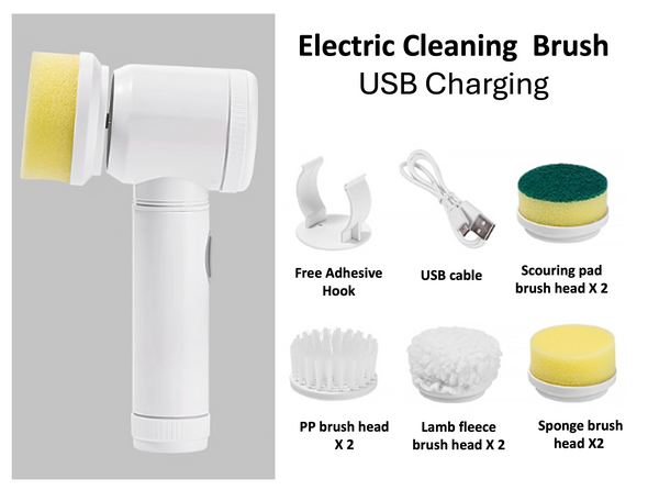 🧼 電動清潔刷（11 件套裝）