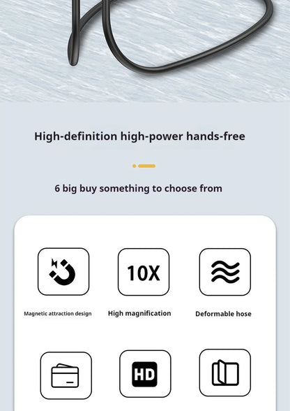 掛頸免提放大鏡（10 倍放大）