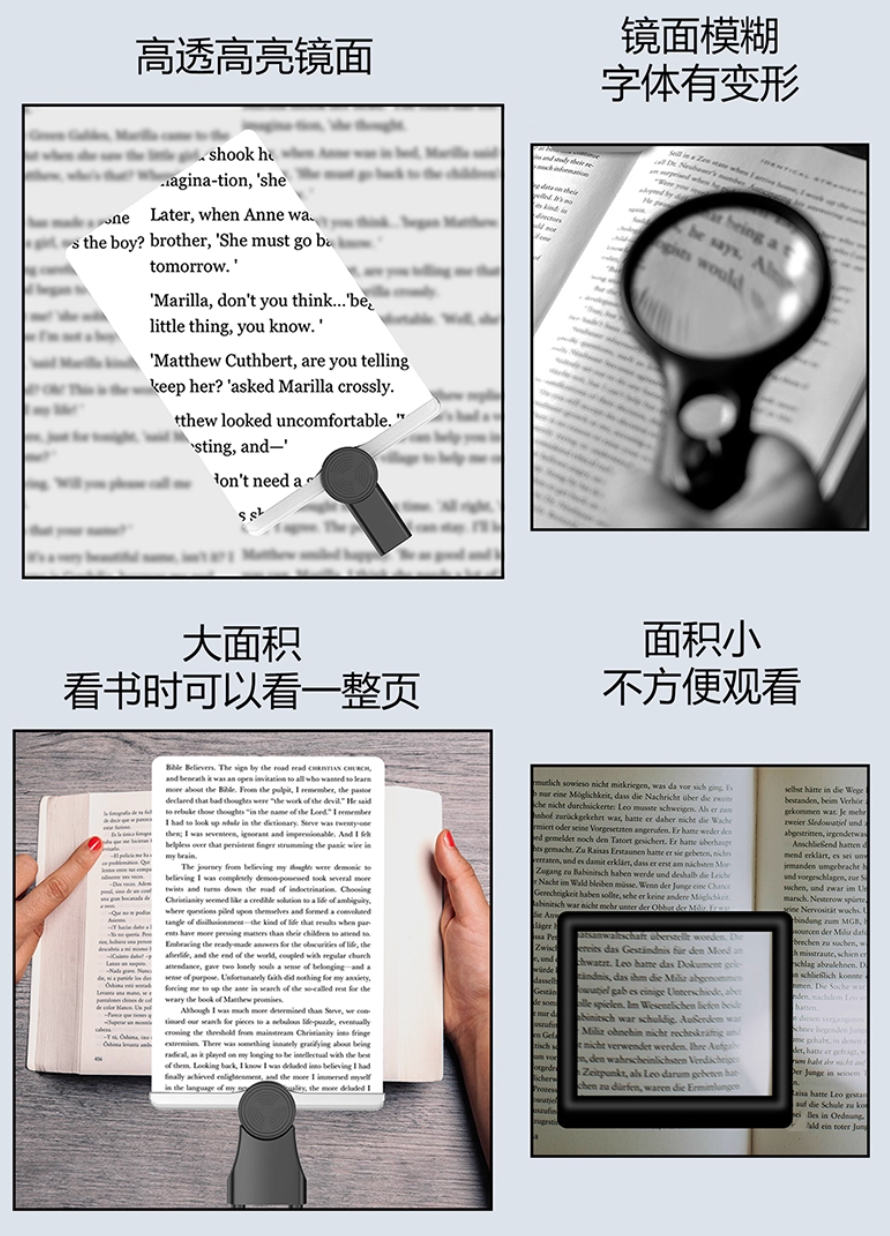 掛頸免提放大鏡（10 倍放大）