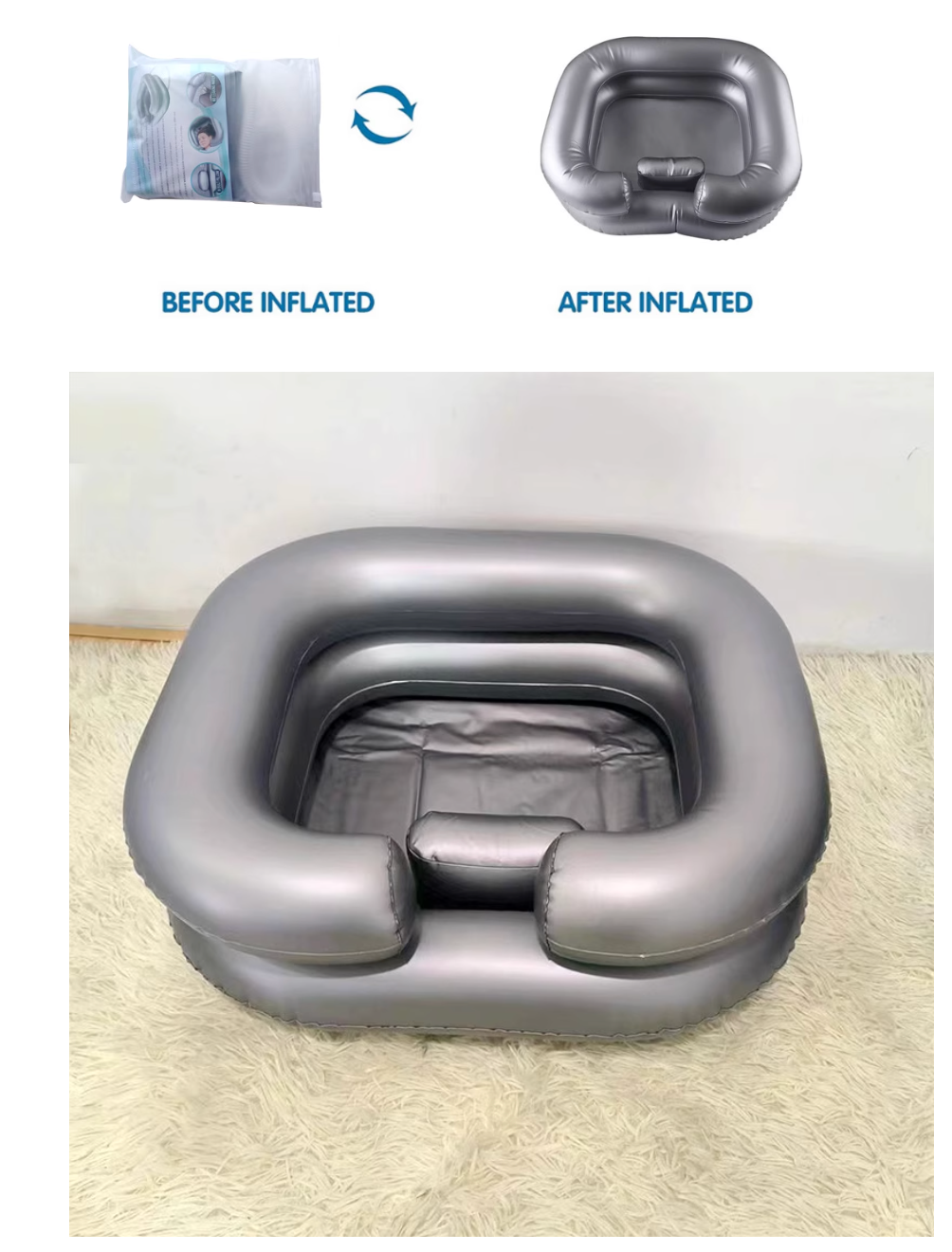 充氣洗頭盆套裝