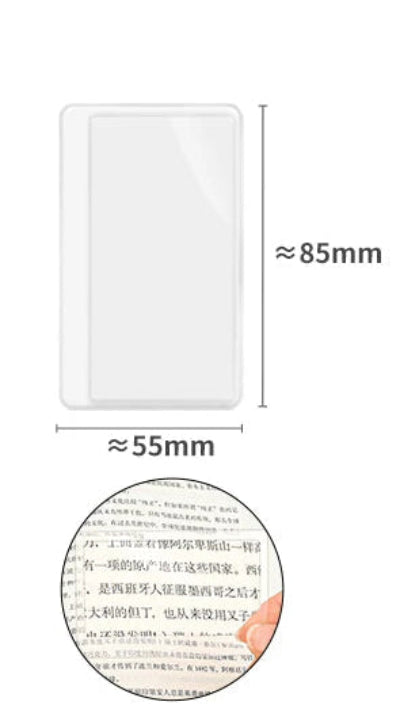 放大鏡片 10倍放大 (大/小)
