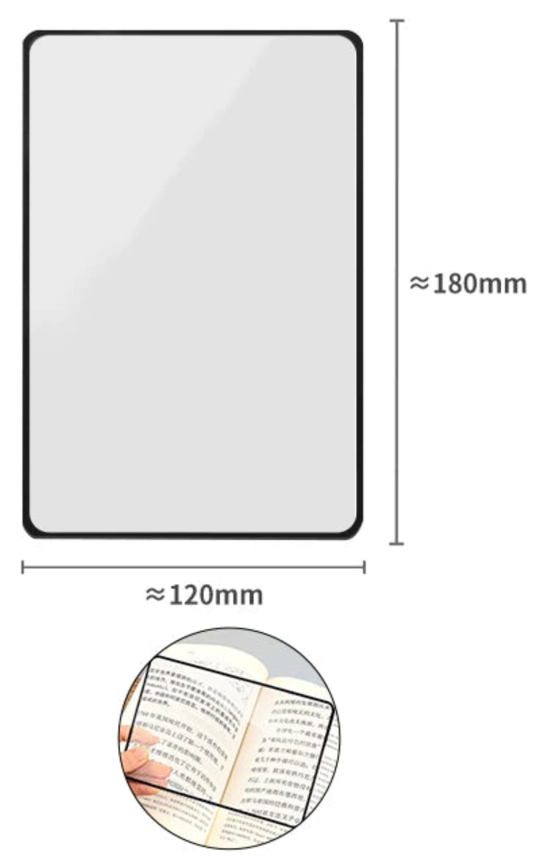 放大鏡片 10倍放大 (大/小)