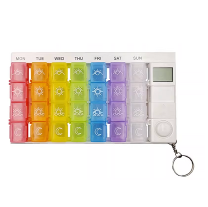 7天彩色響鬧提示藥盒