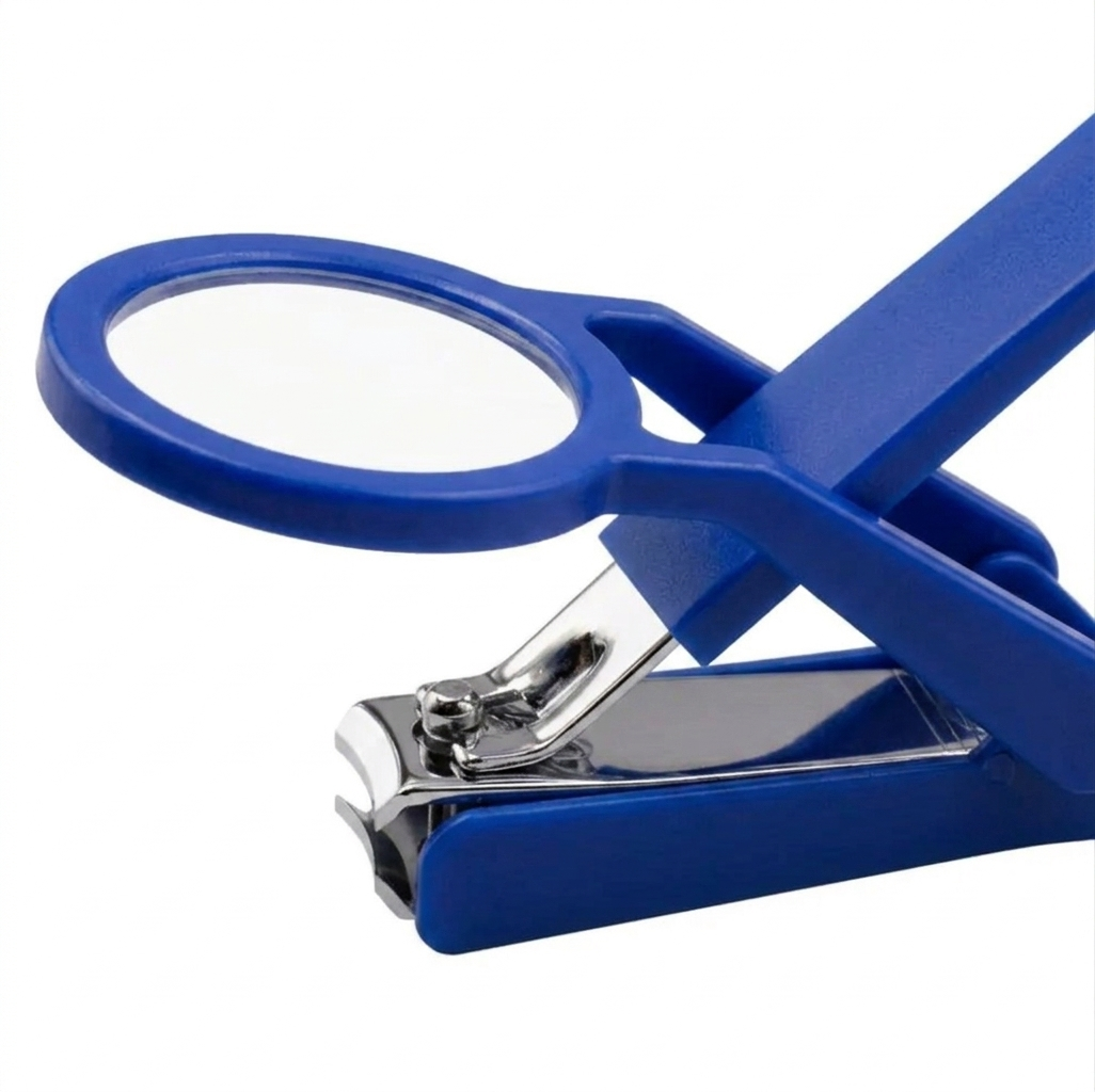 Nail Clipper with Magnifying Glass