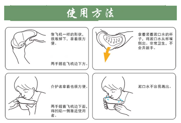 長者護理漱口杯(弧形設計)