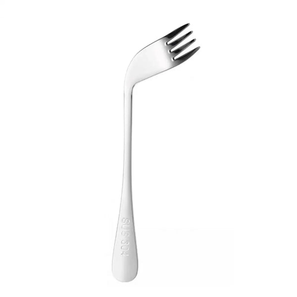 不鏽鋼助食叉子（自助或餵食：右手＋左手）