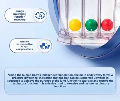 三球呼吸訓練器（可吹可吸型）