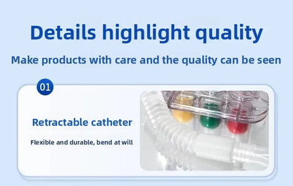 三球呼吸訓練器（可吹可吸型）