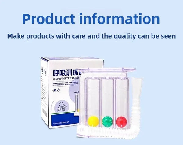 三球呼吸訓練器（可吹可吸型）