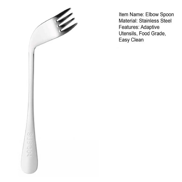 不鏽鋼助食叉子（自助或餵食：右手＋左手）