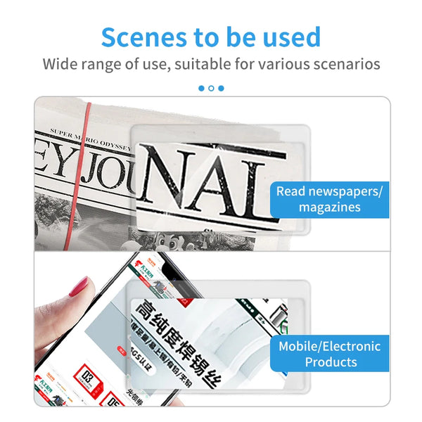 放大鏡片 10倍放大 (大/小)