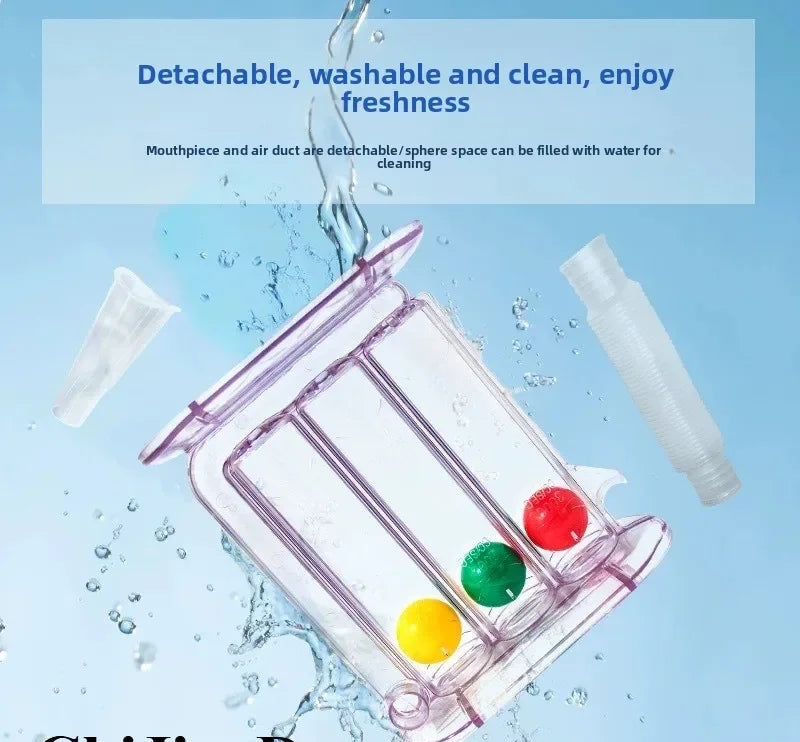 三球呼吸訓練器（可吹可吸型）