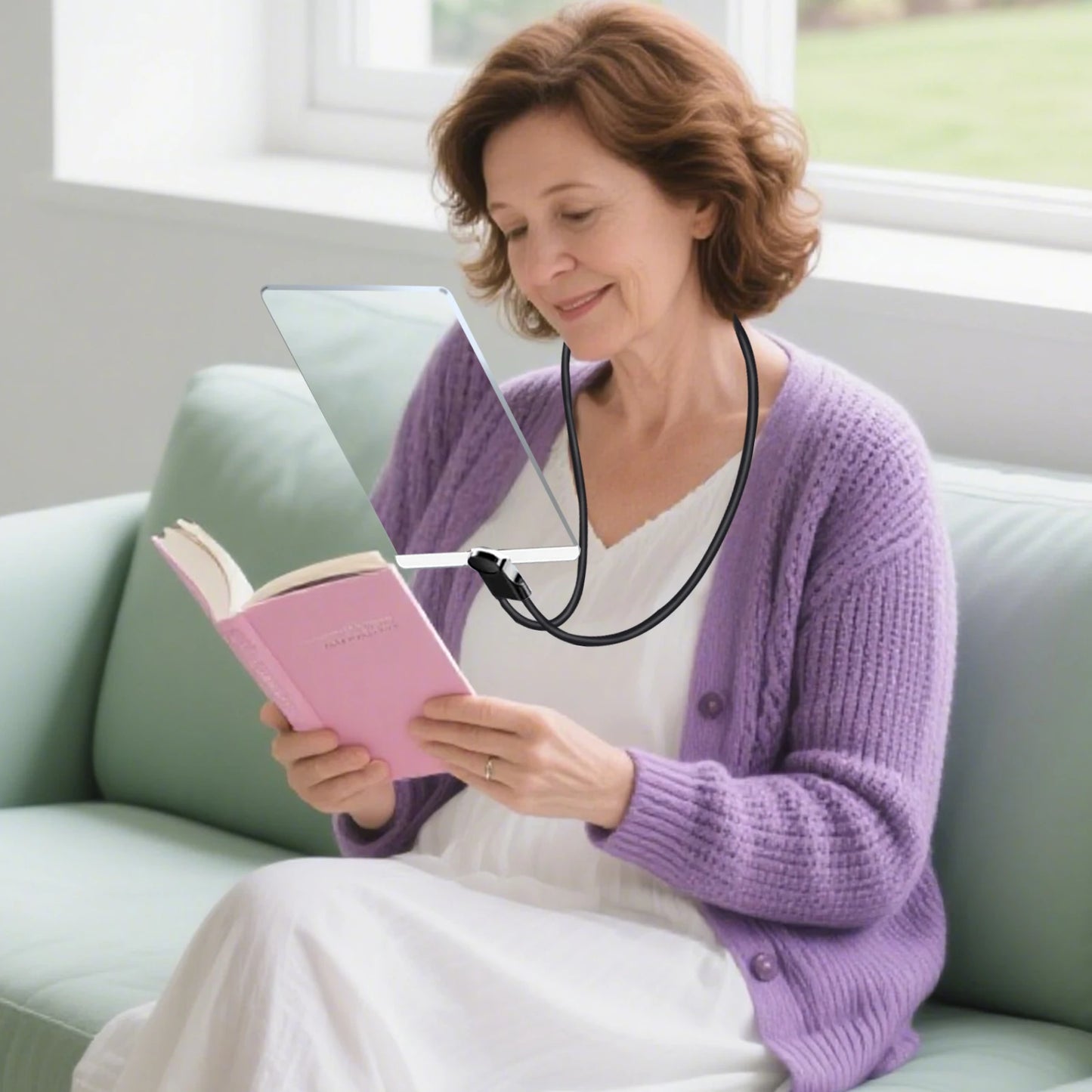 掛頸免提放大鏡（10 倍放大）