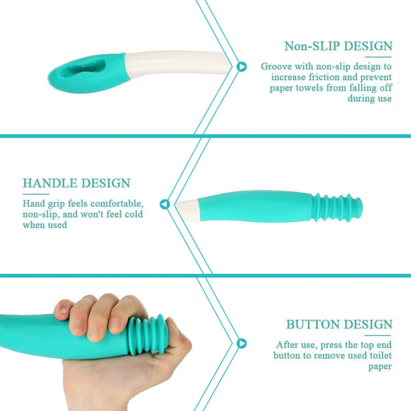 免彎腰擦屁股神器