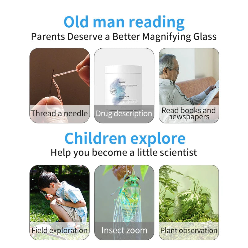 放大鏡片 10倍放大 (大/小)