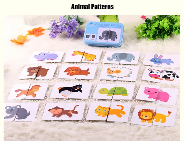 拼圖配對遊戲訓練卡 — 觀察力及邏輯思維