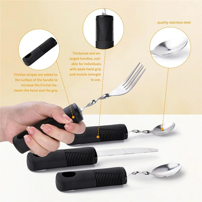 可彎曲進食用具