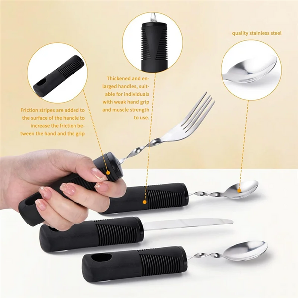 可彎曲進食用具