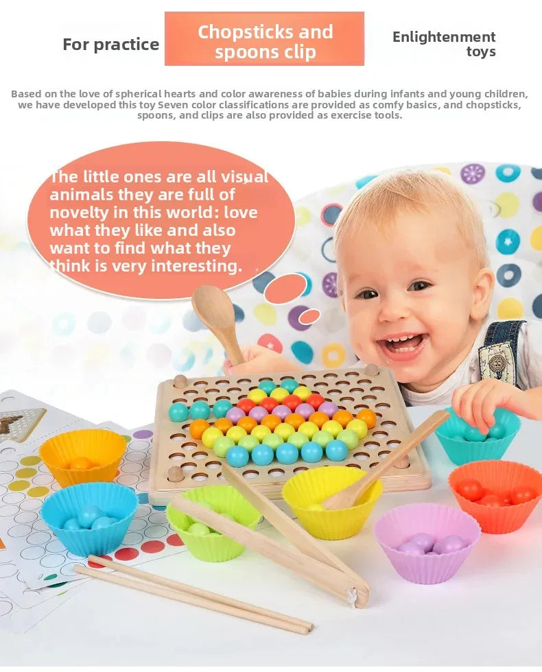 夾珠子遊戲訓練 - 手眼協調