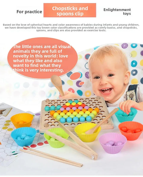 夾珠子遊戲訓練 - 手眼協調