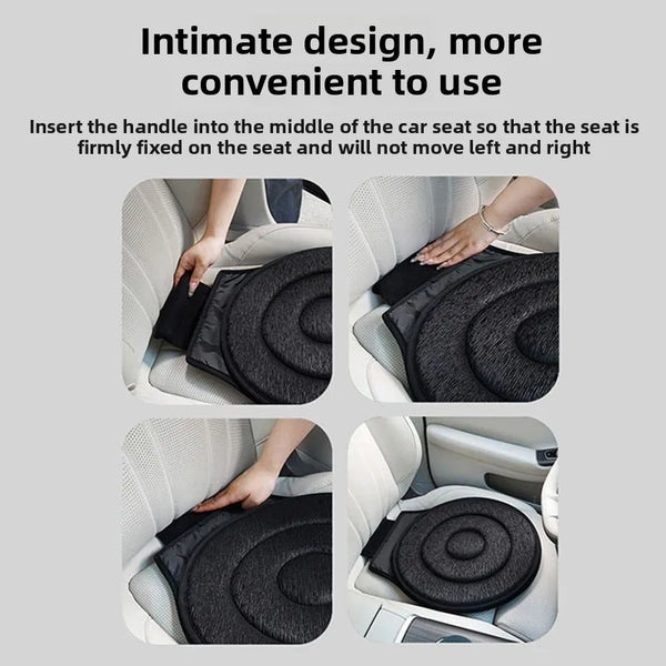 360°汽車旋轉坐墊 ｜長者上下車輕鬆轉身神器