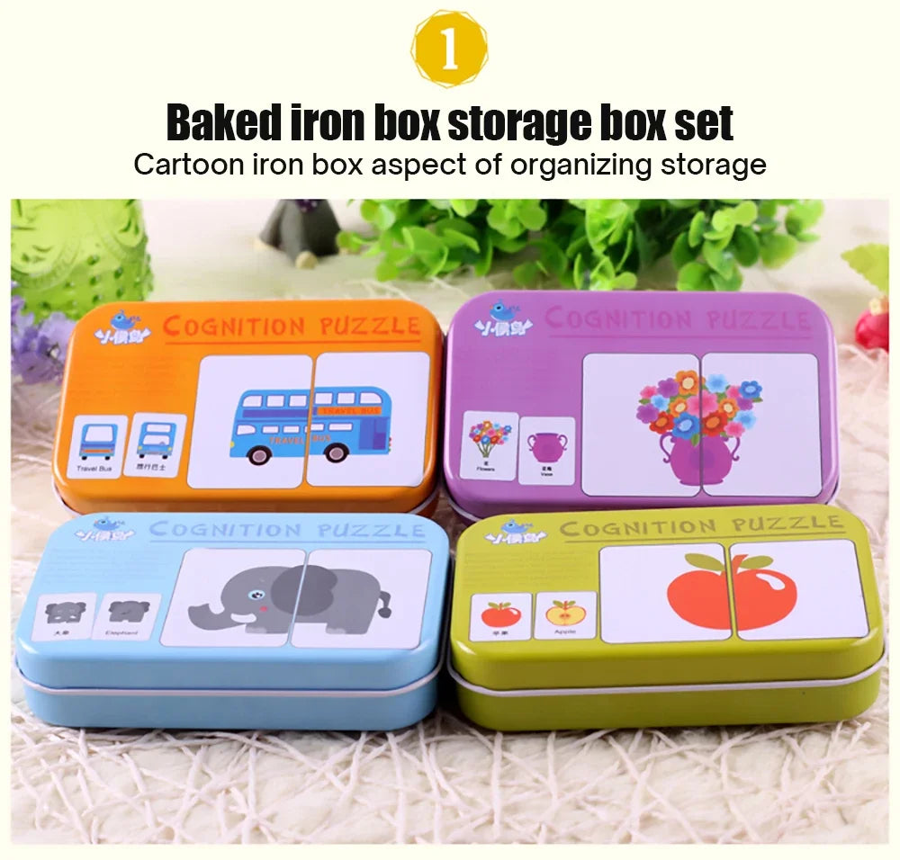 拼圖配對遊戲訓練卡 — 觀察力及邏輯思維