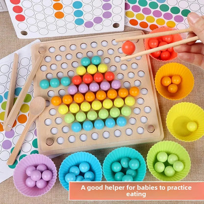 夾珠子遊戲訓練 - 手眼協調