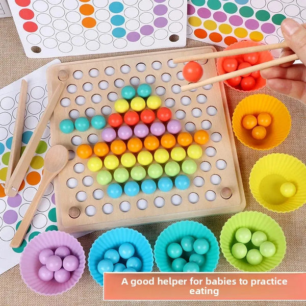 夾珠子遊戲訓練 - 手眼協調