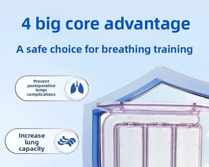 三球呼吸訓練器（可吹可吸型）