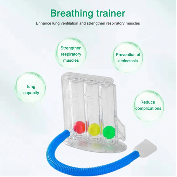 三球呼吸訓練器（可吹可吸型）