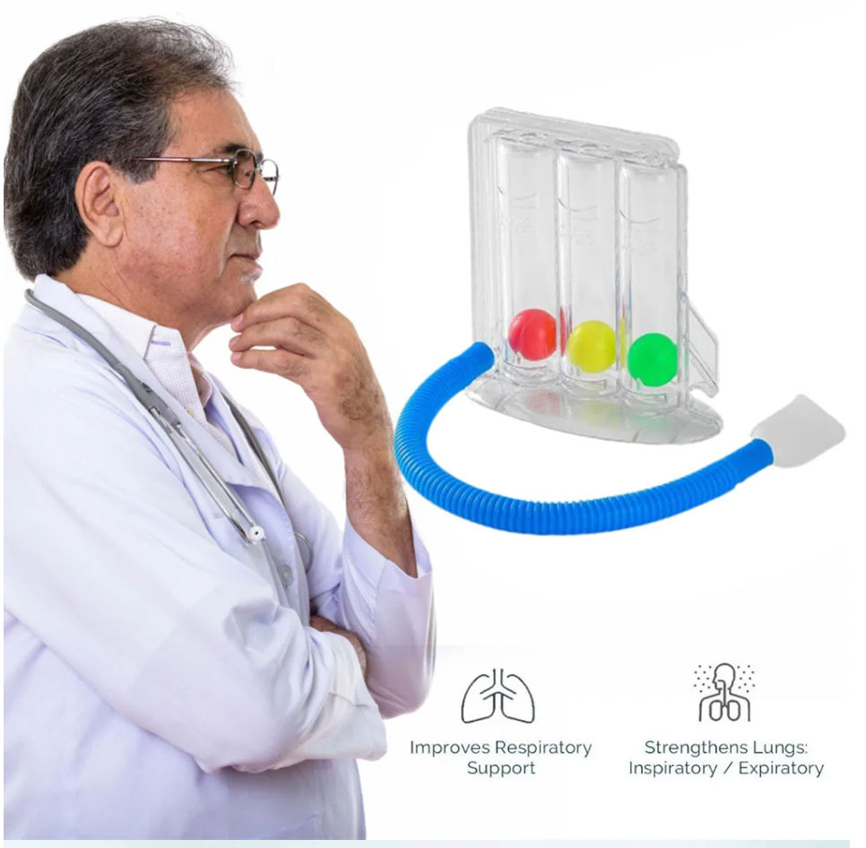 三球呼吸訓練器（可吹可吸型）