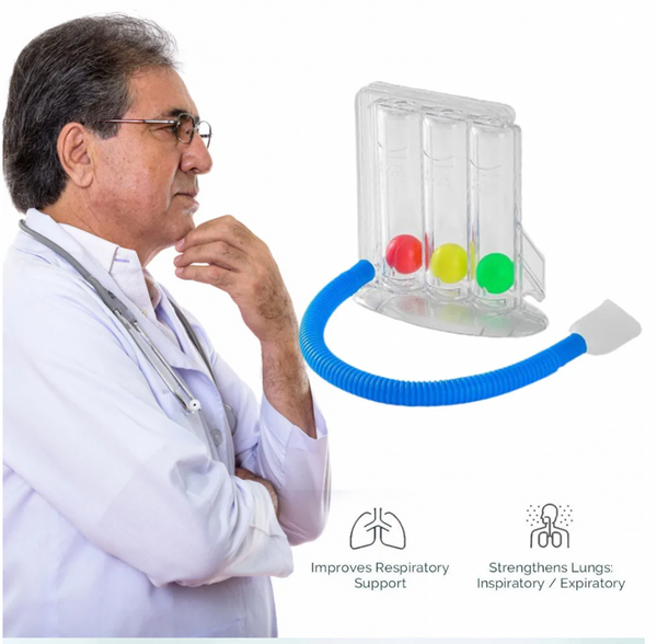 三球呼吸訓練器（可吹可吸型）