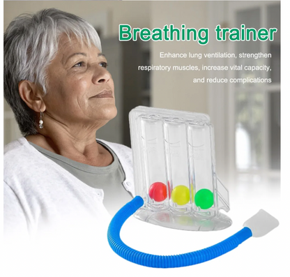 三球呼吸訓練器（可吹可吸型）