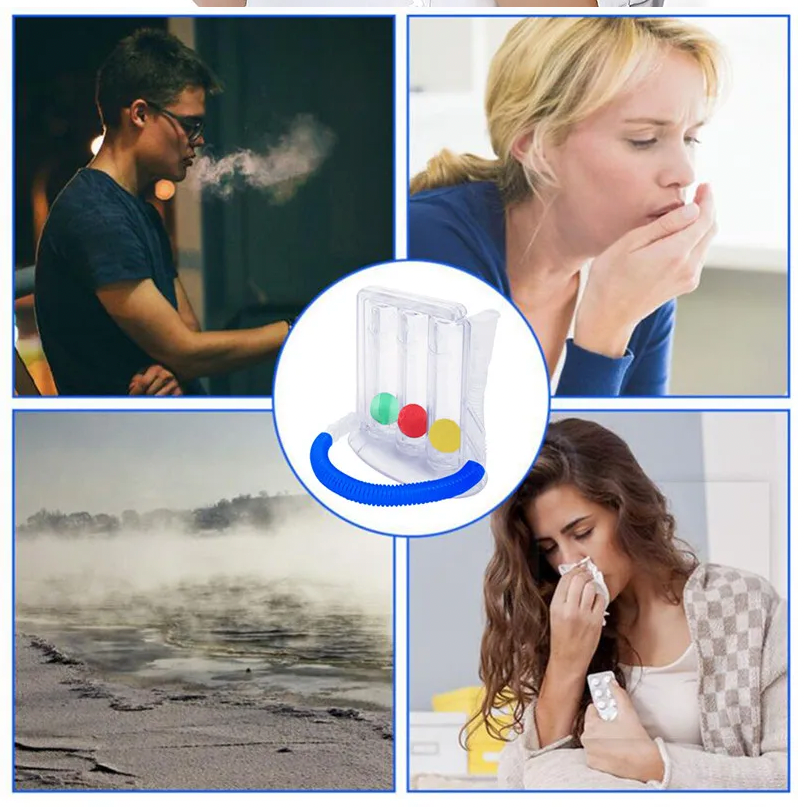 三球呼吸訓練器（可吹可吸型）