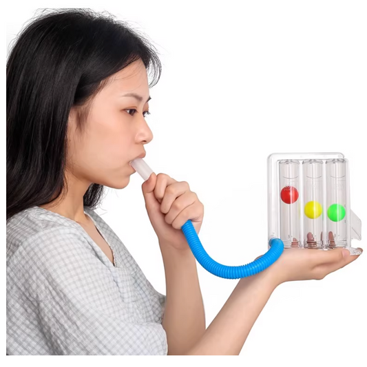 三球呼吸訓練器（可吹可吸型）