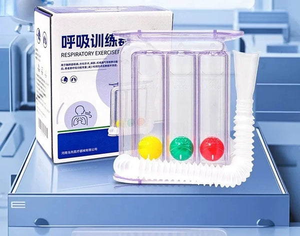 三球呼吸訓練器（可吹可吸型）