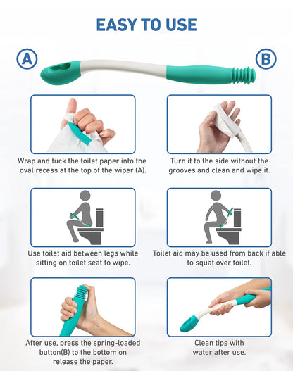 免彎腰擦屁股神器