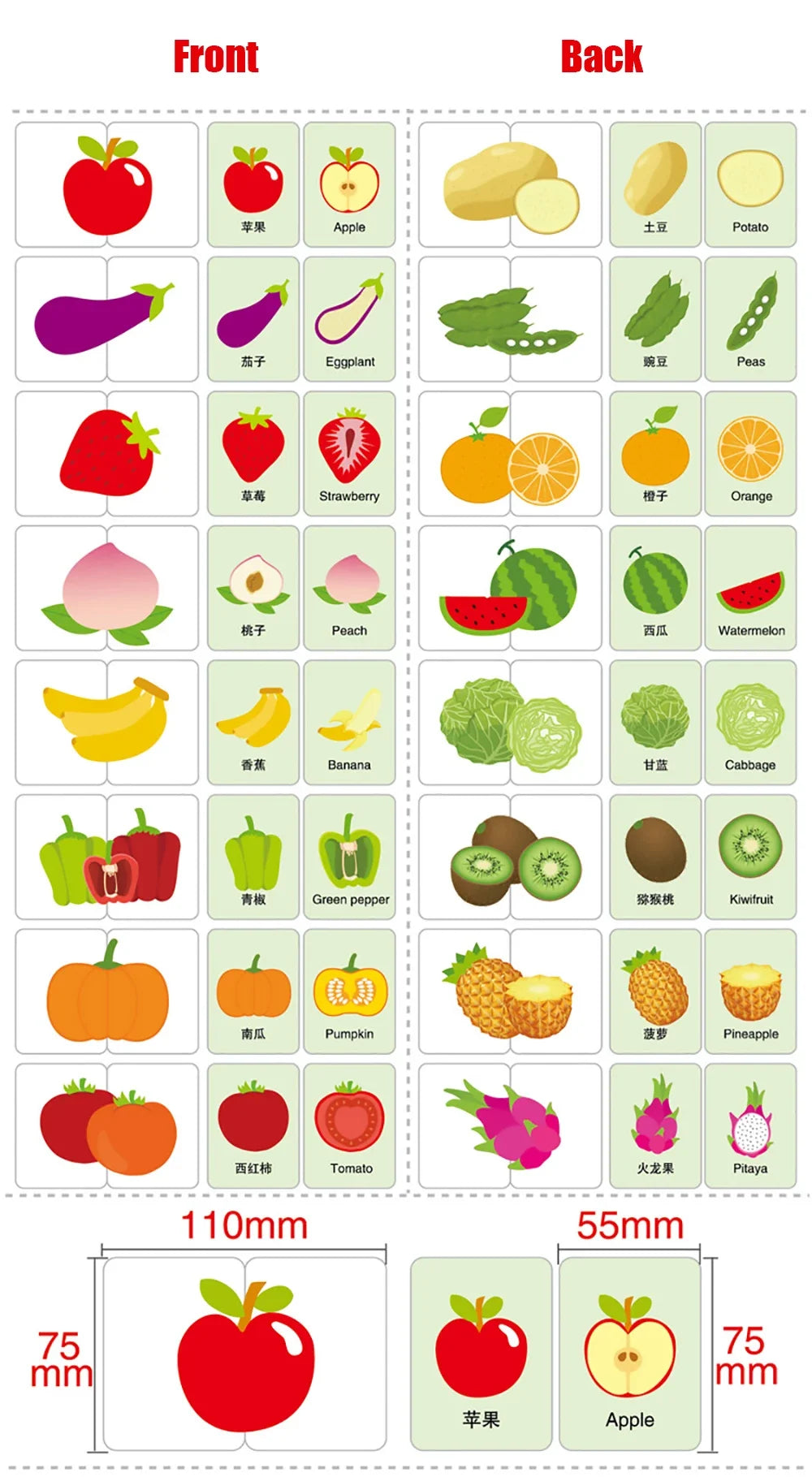 拼圖配對遊戲訓練卡 — 觀察力及邏輯思維