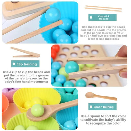 夾珠子遊戲訓練 - 手眼協調