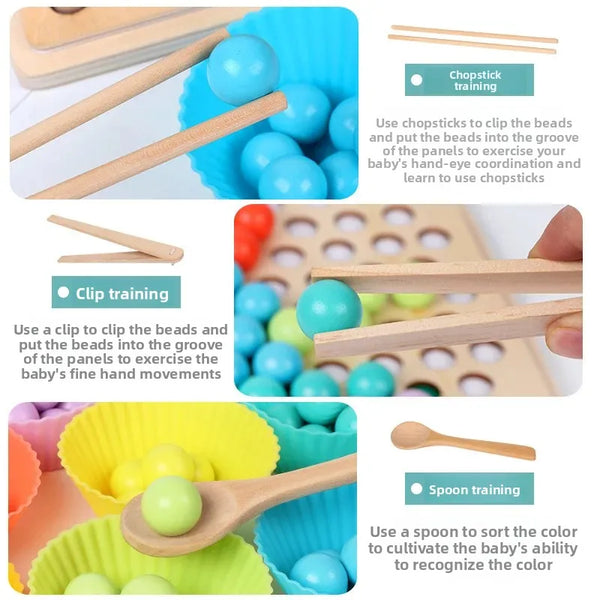 夾珠子遊戲訓練 - 手眼協調