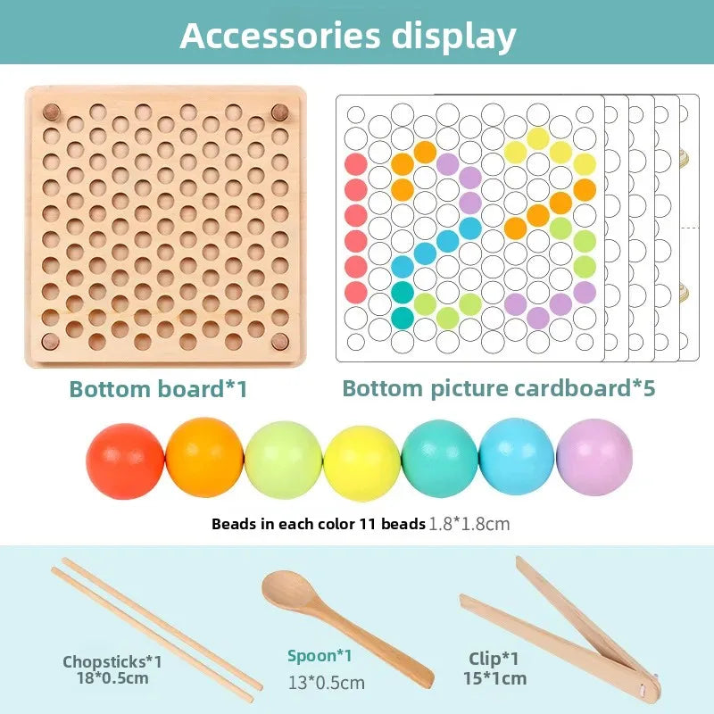 夾珠子遊戲訓練 - 手眼協調