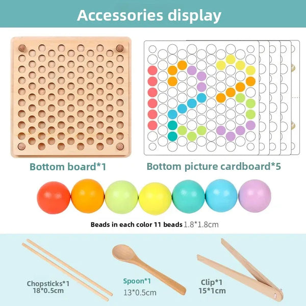 夾珠子遊戲訓練 - 手眼協調