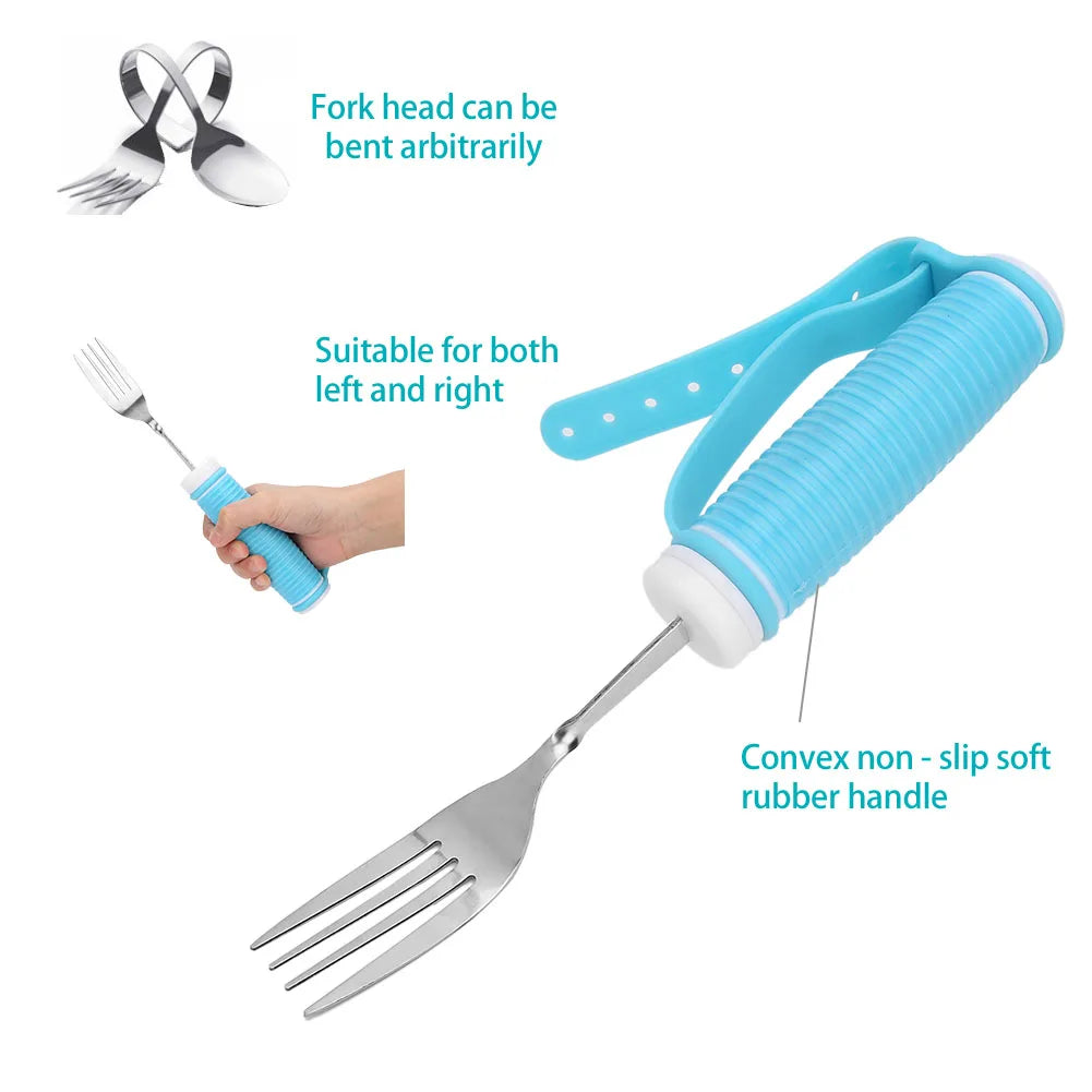 助食叉及匙（附綁帶）